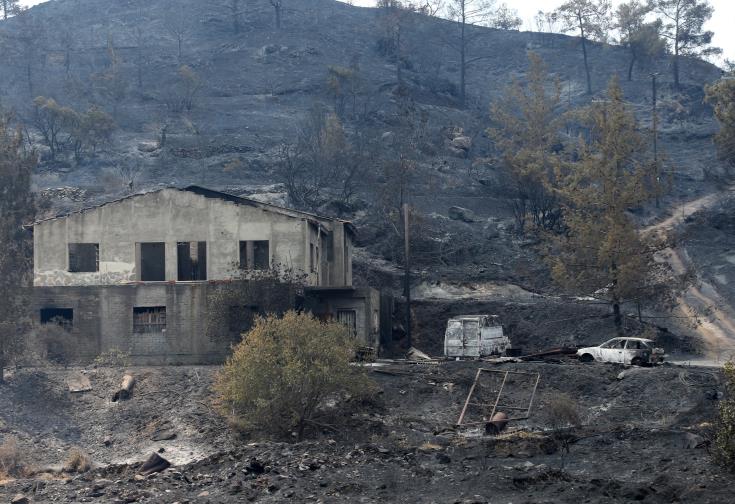 Στις πυρόπληκτες περιοχές ορεινής Λάρνακας και Λεμεσού Ομάδα του Πανεπιστημίου Αθηνών