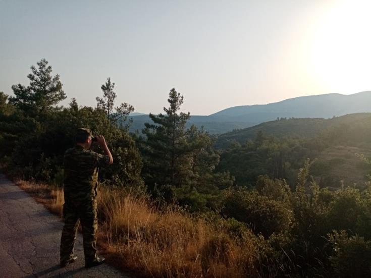 Οριοθετήθηκε η πυρκαγιά στην Κάρυστο, σύμφωνα με την Πυροσβεστική