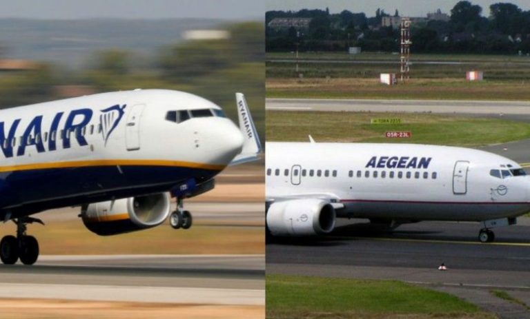 Η Ryanair ζητά ακύρωση απόφασης της Κομισιόν για κρατική ενίσχυση υπέρ της Aegean