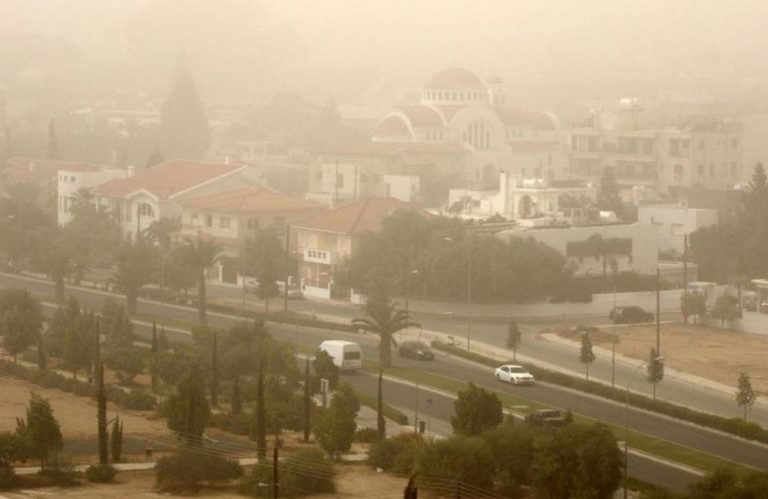 Ψηλές και σήμερα οι συγκεντρώσεις σκόνης στην ατμόσφαιρα