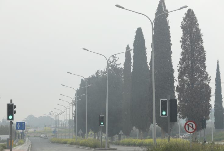 Ψηλές συγκεντρώσεις σκόνης στην ατμόσφαιρα τη Δευτέρα