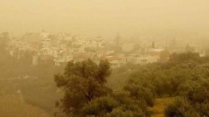 Ψηλές οι συγκεντρώσεις σκόνης στην ατμόσφαιρα τη Τετάρτη