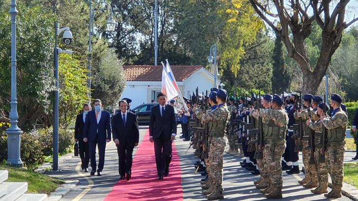 Στο Προεδρικό ο Πρόεδρος της Σλοβενίας