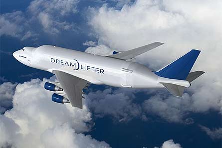 Το Boeing 747 Dreamlifter χάνει ένα τροχό μετά την απογείωσή του, ο οποίος έπιασε φωτιά τη στιγμή της αποκόλλησης-Το αεροσκάφος προσγειώθηκε κανονικά στον προορισμό του