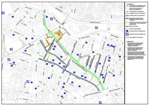Από 27 Οκτωβρίου μόνο λεωφορεία και εξουσιοδοτημένα οχήματα στη Λεωφόρο Μακαρίου και την οδό Αναστάσιου Λεβέντη