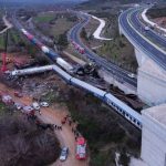 Evangelismos; Larisa; Larissa; accident; collision; rail; railway; Ευαγγελισμός; Λάρισα; ΟΣΕ; ατύχημα; δυστύχημα; σιδηροδρομικό ατύχημα; σιδηρόδρομος; σύγκρουση; τρένα; τρένο;