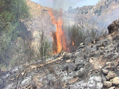 Ο Υπουργός Γεωργίας παρακολούθησε άσκηση πυρόσβεσης εντός της Νεκρής Ζώνης