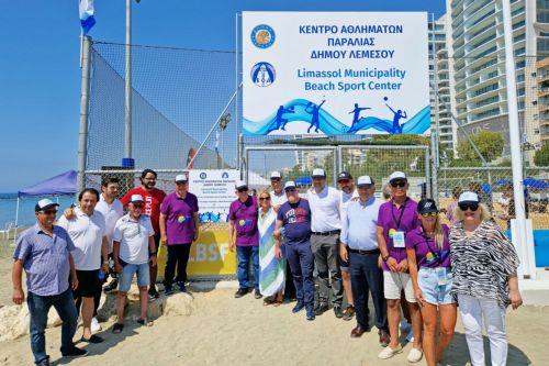 Εγκαινιάστηκε το Κέντρο Αθλημάτων Παραλίας του Δήμου Λεμεσού